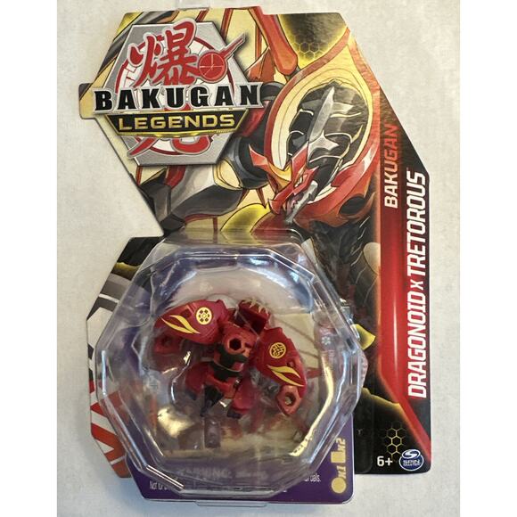 Bakugan Legends Red Pyrus DRAGONOID x TRETOROUS Action Figure NEW 2023 NIB - Picture 1 of 3